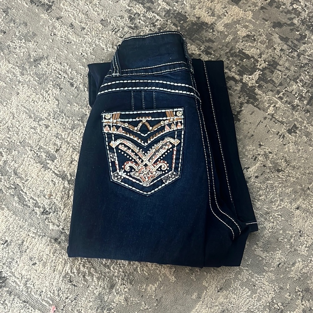 High Waisted straight leg Y Jeans.
